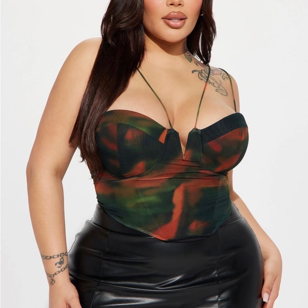 FashionNova corset top 1X